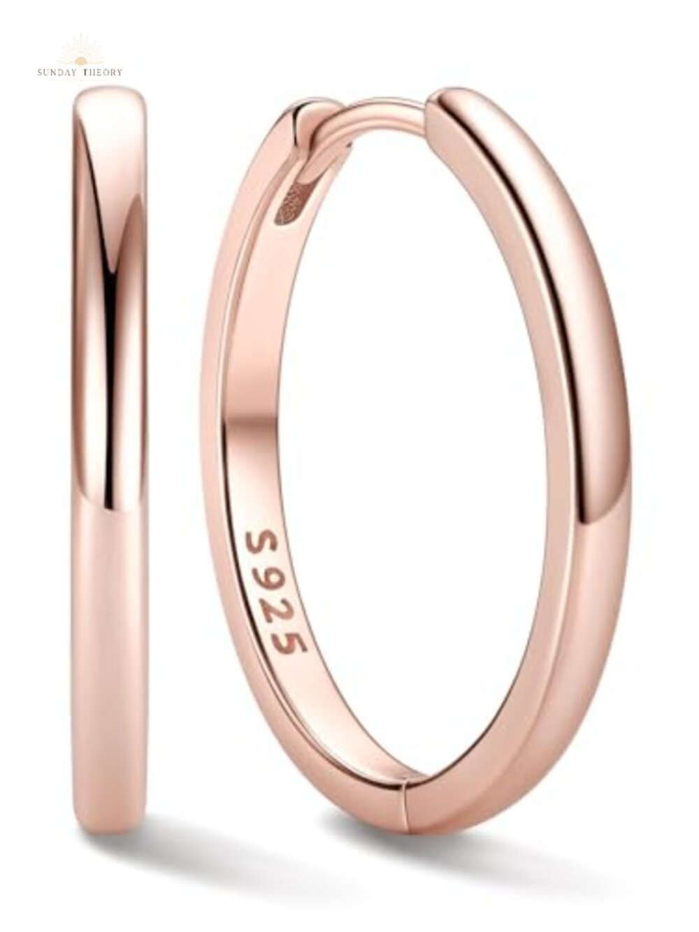 925 Sterling Silver Huggie Hoop Earrings Hypoallergenic Small Hoops for Women
